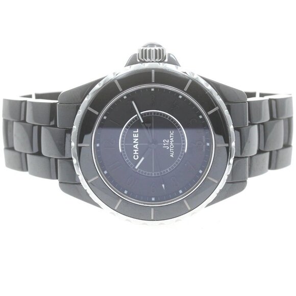 CHANEL J12 Intense Black H3829 black Dial Automatic Men's Watch - Picture 1 of 11